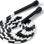 Experience Smooth and Adjustable Jumping with the IDOU Beaded Jump Rope – Unbreakable Handles, Tangle-Free Rotation, and Customizable Length. The Ultimate Fitness Companion!