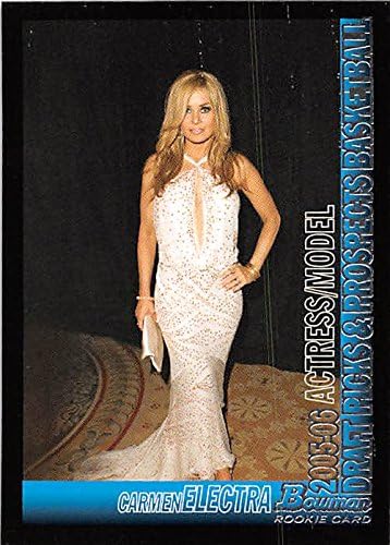 Carmen Electra trading card (Actress Model Scary Movie) 2005 Topps Bowman #147 Rookie