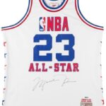 Michael Jordan Signed Autographed 1985 Mitchell & Ness All-Star Jersey Bulls UDA – Autographed NBA Jerseys