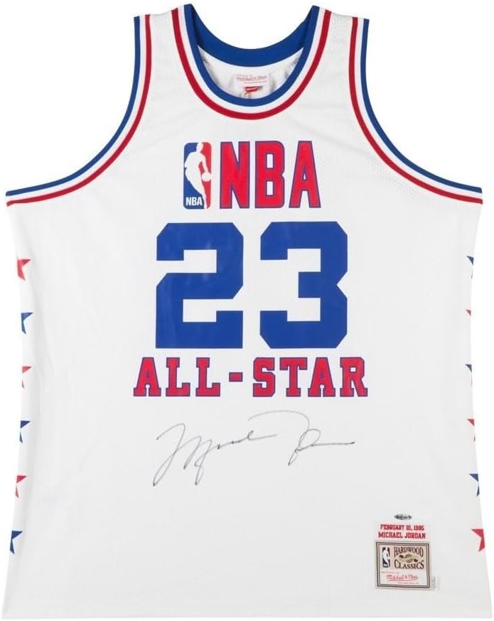Michael Jordan Signed Autographed 1985 Mitchell & Ness All-Star Jersey Bulls UDA – Autographed NBA Jerseys