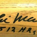 Topps Eddie Mathews Signed Game Model Ls Vintage Baseball Bat 512 Hr Autograph Jsa Coa – Mlb Autographed Game Used Bats