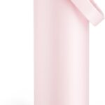 ENCOOL Insulated Water Bottle with Straw Stainless Steel Water Bottle, Leak-Proof, BPA-Free, Double Wall Vacuum Keeps Cold for 24 Hours for Sports, Travel, School (26 oz, Cotton Candy)