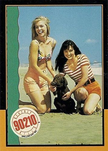 Shannen Doherty and Jennie Garth trading card (Beverly Hills 90210) 1991 Topps #18