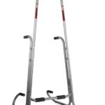 Stamina Power Tower – Dip Bar Pull Up Bar Station with Smart Workout App – Dip Bars for Home Workout – Up to 250 lbs Weight Capacity