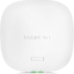 HPE Networking Instant On Access Point AP25 4×4 WiFi 6 Indoor Wireless Access Point | Power Source Not Included | US Model (R9B27A)