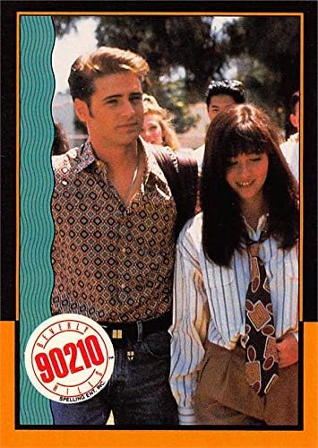 Shannen Doherty & Jason Priestley trading card (Beverly Hills 90210) 1991 Topps #28