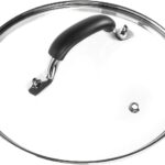 9.1 Inch Tempered Glass Lid for Instant Pot 5/6 Quart, Universal Pot Cover for Electric Pressure Cooker with Heat-resistant Handle Knob