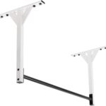 Wall or Ceiling Mount Pull Up Bar with 48” Straight Bar and 22” Risers, Double Wall Mounting Plates Fit 16” or 24” Studs and Joists by Ultimate Body Press