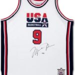 Michael Jordan Signed Autographed Mitchell & Ness Jersey 1992 Team USA Wht UDA – Autographed NBA Jerseys