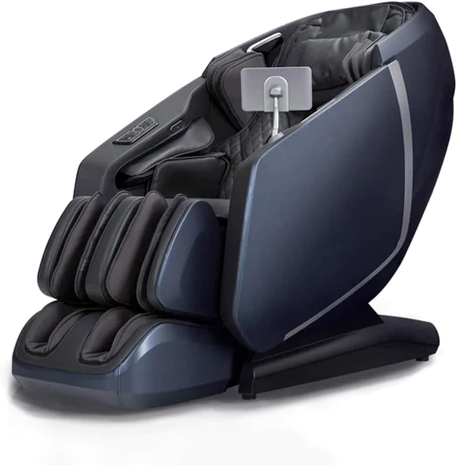 Osaki OS-Highpointe 4D SL-Track Massage Chair with Ultra Long Extension, 3 Rollers Foot and Calf Massage, Blue
