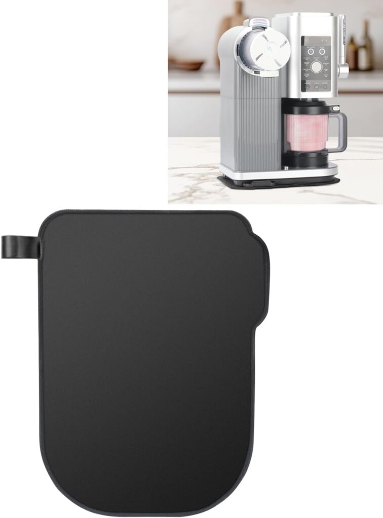 Sliding Pad for Ninja Swirl by Creami Ice Cream and Soft Serve Maker NC701 – Quickly Slide Ice Cream Maker on Table – Convenient Storage Strap – Accessories for Ninja Swirl Creami Maker