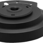 Replacement Outer Bowl Lid Cover Compatible with Ninja Swirl by Creami NC700 NC701 NC701C Ice Cream Makers, Paddle Lid Latch Part Replacement for Ninja Swirl Soft Serve, BPA Free, ABS, Black