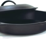 Lodge Seasoned Cast Iron Skillet With Lid (12 Inch) – Frying Pan Set