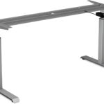 Alera HTPN1G Pneumatic Height-Adjustable Table Base, 26 1/4-Inch to 39 3/8-Inch High