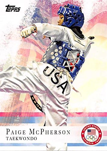 Paige McPherson trading card (United States Olympic Team, Taekwondo) 2012 Topps #98