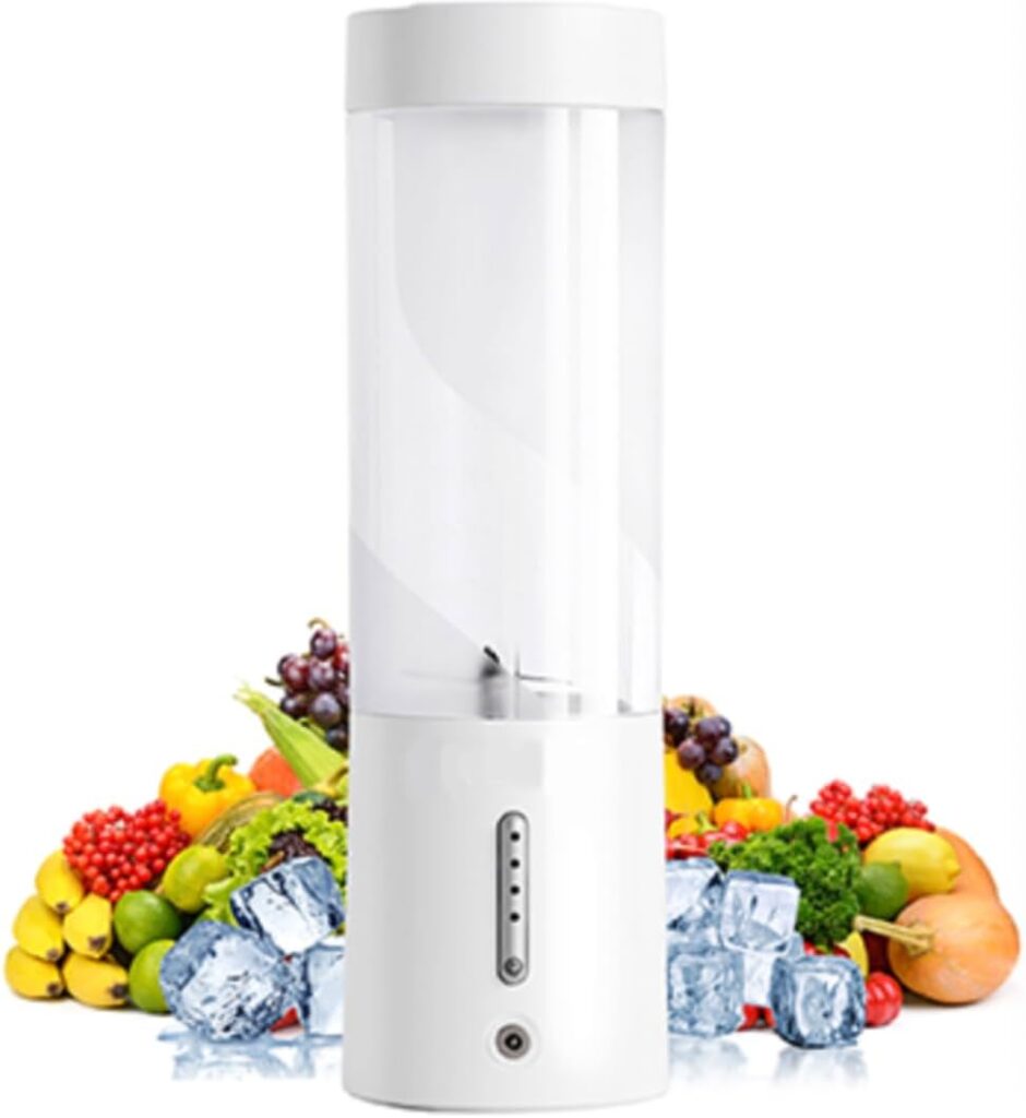 Portable Blender for Shakes Smoothies Ice, 16 Oz Fresh Juicer, 6 Blade BPA Free Personal Blender Bottle, Rechargeable Shaker Mixer Maker for Home Office Gym Travel