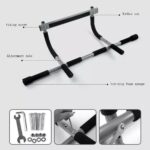 Pull Up Bar for Doorway | Max Limit 330 lbs Upper Body Fitness Workout Bar| Multi-Grip Strength for Doorway | Indoor Chin-Up Bar Fitness Trainer for Home Gym Portable