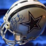 Emmitt Smith Beckett BAS Autograph Mini Helmet Signed Cowboys