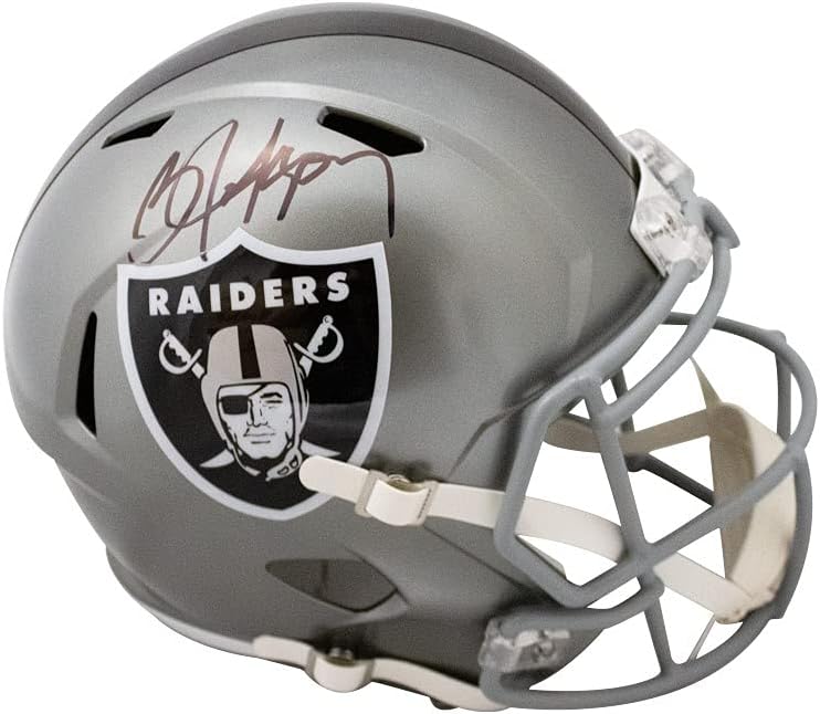 Bo Jackson Autographed Oakland Flash Replica Full-Size Football Helmet – BAS