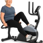 Vive Recumbent Exercise Bike – Stationary Recumbent Exercise Cycle Device for Seniors, Adults, Men and Women – Indoor Fitness Equipment – at Home Cycling, Adjustable Resistances, Digital Display