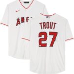 Mike Trout Los Angeles Angels Autographed Replica Jersey – Autographed MLB Jerseys