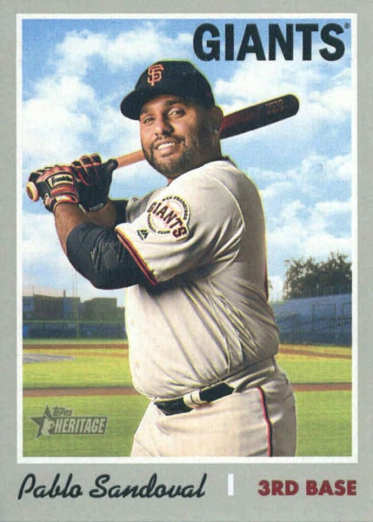 2019 Topps Heritage #276 Pablo Sandoval San Francisco Giants Baseball Card