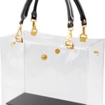 Clear PVC DIY Tote Bag Handbag Crafting Kit Handmade Gift Bag Craft Accessories Tool Set Birthday & Holiday Gift Bags