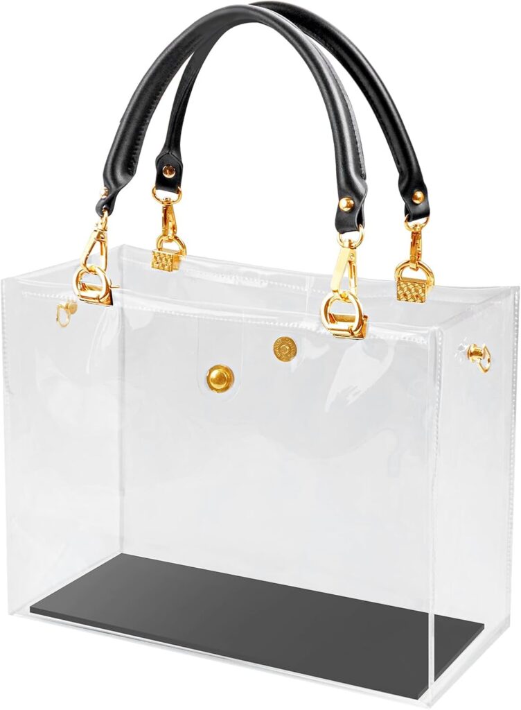 Clear PVC DIY Tote Bag Handbag Crafting Kit Handmade Gift Bag Craft Accessories Tool Set Birthday & Holiday Gift Bags