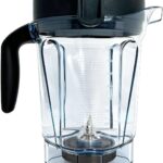 For Vitamix Blender Pitcher 64 oz Low-Profile Clear, Replacement Container for Vitamix 5300, 6500,750,7500, 5200, 6000, 6300,VM0102, VM0103, VM0197, G/Propel/Professional Series etc., 2-year warranty