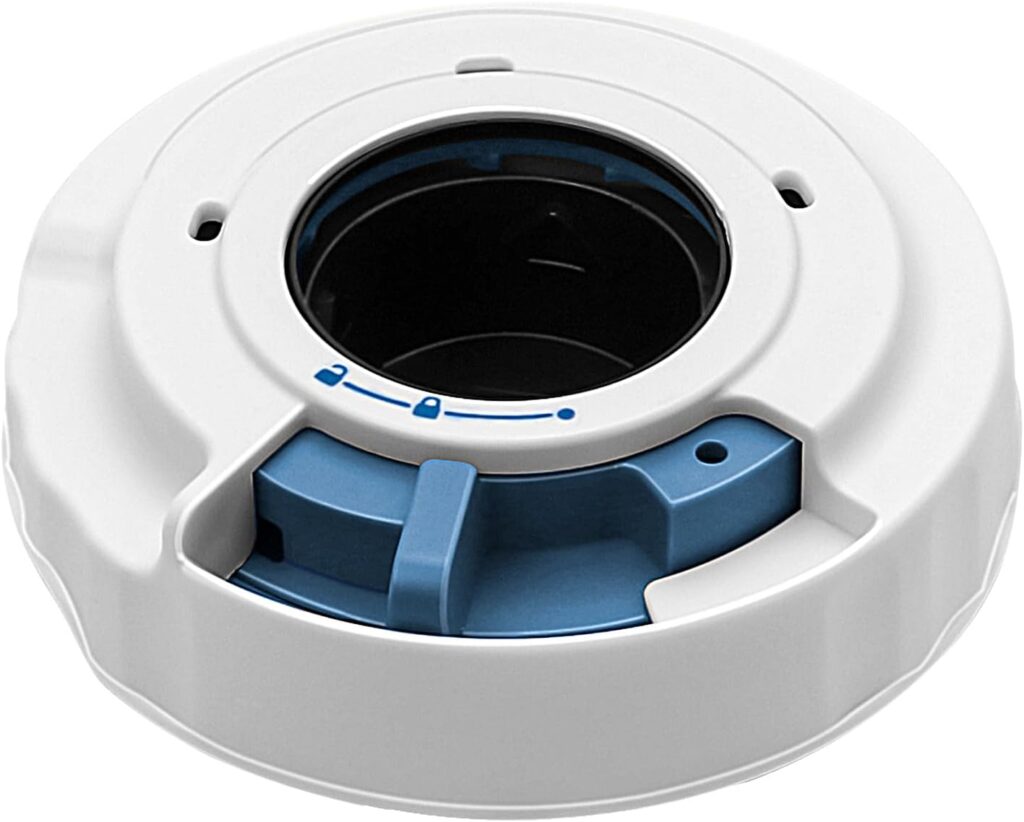 Replacement Dispenser Lid and Press Compatible with Ninja Swirl by Creami NC700 NC701 NC701C Ice Cream Makers, Dispense Lid Replacement for Ninja Swirl Soft Serve, BPA Free, PC/ABS, White