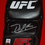 DIEGO LOPES UFC MMA Signed Glove Beckett Witnessed COA 1W628453 – Autographed MLB Gloves