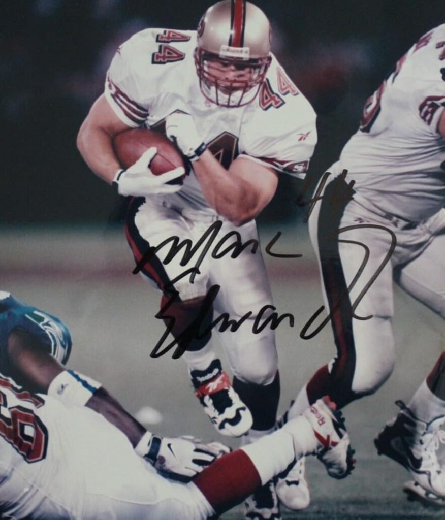 Marc Edwards San Francisco 49ers Notre Dame Autographed 8×10 Signed Photo