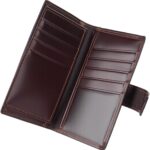 LovinPet Compact Wallet for Men, 14 Card Slots, Photo ID Window and 3 Bill Dividers, Slim and Organized Leather Wallet, Excellent Gift for Men