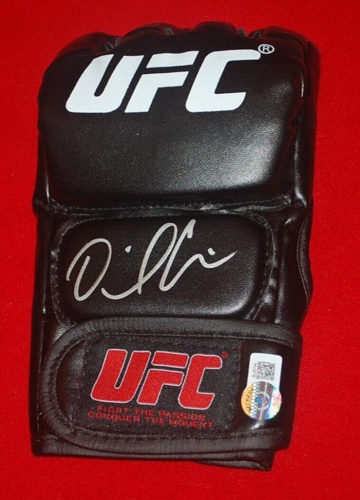 UFC MMA CHAMP DANIEL CORMIER Signed Glove Beckett COA BL20744 – Autographed UFC Gloves