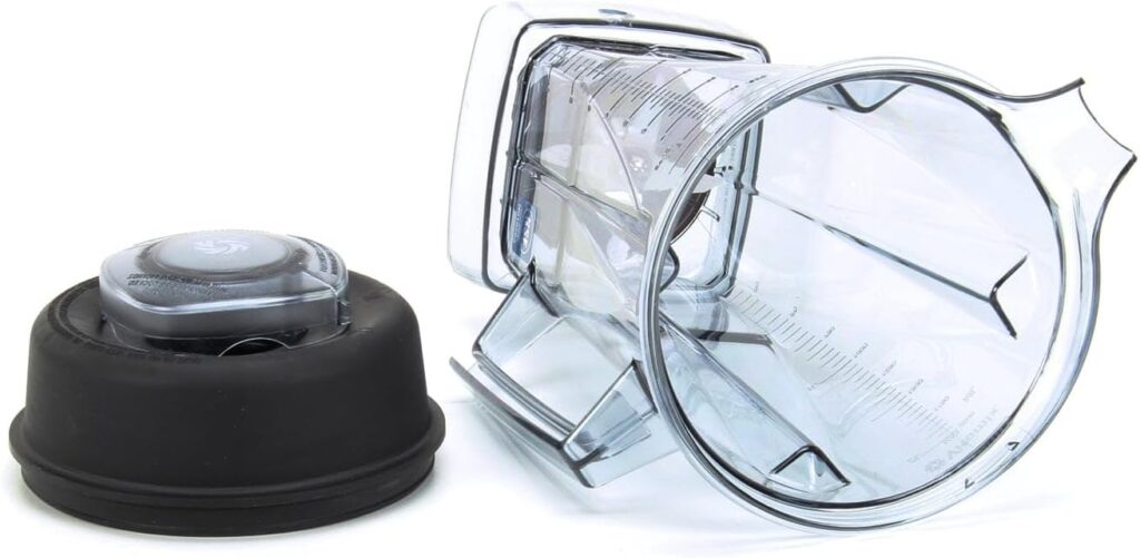 Vitamix 1800 mL Clear Food Blender Container with Wet Blade Lid
