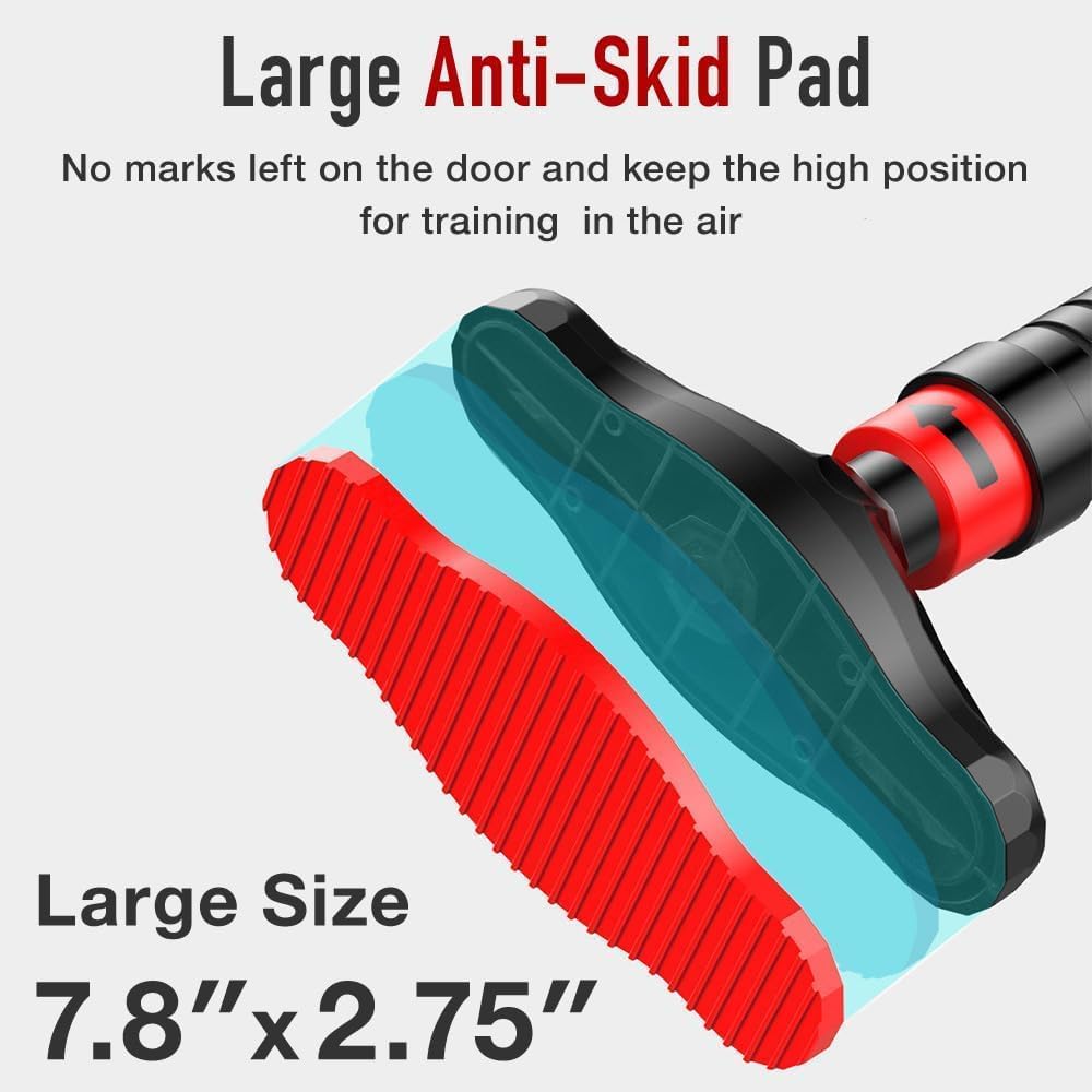 Japard Pull Up Bar for Doorway, Strength Training without Screws, Adjustable Door Frame 27″-41″ Width, No-Damage Hanging Equipment for Home Gym, Upper Body Workout