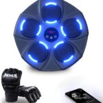 Music Boxing Machine for Adults, Boxing Machine Wall Mounted Music with Gloves, Boxing Music Workout Machine for Home, Indoor and Gym