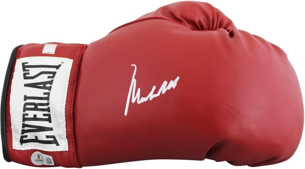 Muhammad Ali Signed Everlast Boxing Glove BAS LOA #AE13530 – Autographed Boxing Gloves