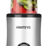 Personal Blender with Button,350W Professional Kitchen Blender for Smoothies and Shakes,Portable Smoothie Maker Mixer,Easy Cleaning&Operation,Suitable for Carrying or Storage