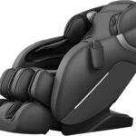 iRest SL Track Massage Chair Recliner, Full Body Massage Chair, Zero Gravity, Bluetooth Speaker, Airbags, Heating, 53.15″ SL Track, Extendable Footrest and Foot Massage (Black)