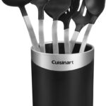 Cuisinart CTG-00-BCR7 Barrel Crock with Tools, Black/Silver, Set of 7, 15″ x 5.5″ dia.