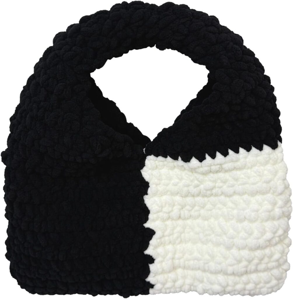 Beach Bag for Women Handmade Woven Tote Hobo Shoulder Bag Vacation Handbag