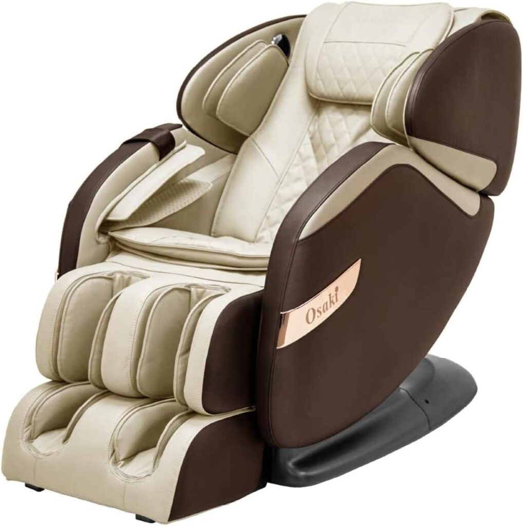 Osaki Massage Chair, Brown & Beige