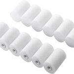 Foam Paint Roller, Sponge Paint Roller Sleeve, High Density Foam Mini Roller Covers,2″, Pack of 12