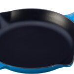 Le Creuset Enameled Cast Iron Signature Iron Handle Skillet, 11.75″, Marseille