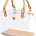 Clear PVC DIY Tote Bag Handbag Making Kit Handmade Gift Bag Craft Accessory Tool Set Birthday Holiday Gift Bag