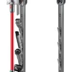 Vacuum Stand for Dyson Gen5 V15 V12 V11 V10 V8 V7 V6, Drill-Free Standing Dock with Hidden Cord & Space-Saving Design, Stable Metal Organizer for Cordless Cleaner & Attachments, Easy Assembly