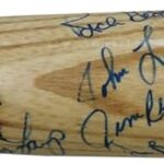 Boston Red Sox 1989 Team Signed Autographed Louisville Slugger Natural Baseball Bat JSA Letter COA