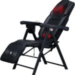 Foldable Electric Massage Chair with Heat, Shiatsu, Kneading, Vibration, Full Body Relaxation, Adjustable Backrest & Neck Height, Gifts for Dad Mom Women Men