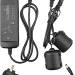 3Pin Massage Chair Remote Control Fit for Recliner Lift Chair, Vibration Massage Remote Handset Controller for 8 Massage Mode 5 Massage Intensity 15min/30min Timer